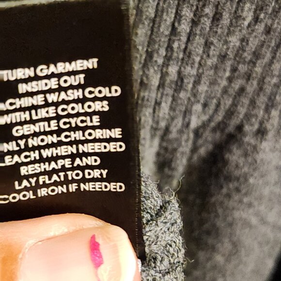 Torrid Size 3 (22/24W) Grey Knit Sweater Lace-Up Mini Skater Dress EUC - Picture 11 of 12